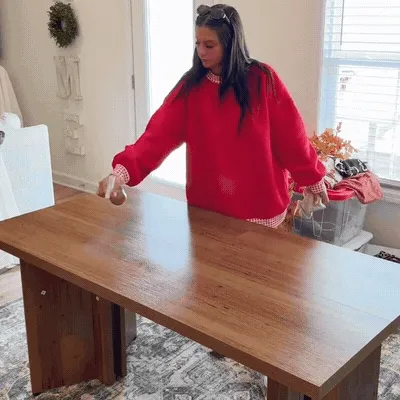 Fresh scented cleaner demonstration