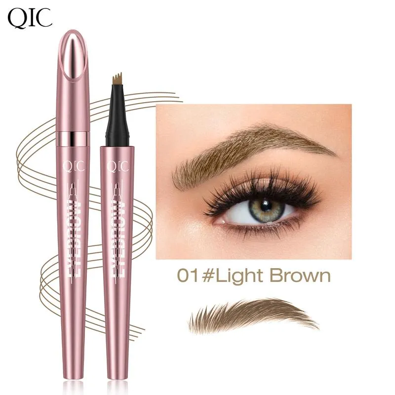 Waterproof Micro-Fork Brow Pencil – Natural Hair-Like Brows - Light Brown