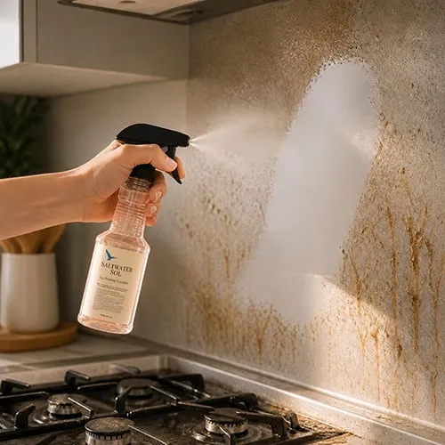 Clean counter surface